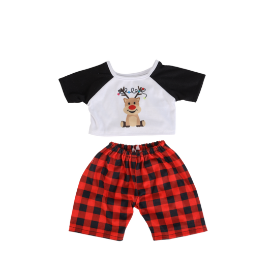 Pyjama petit renne de Noël pour Doudou