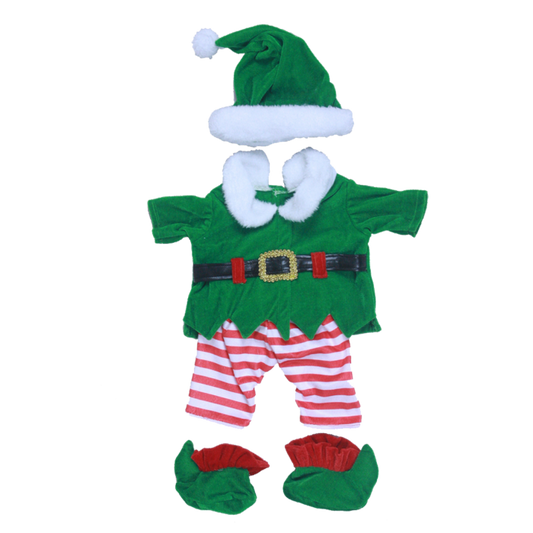 Tenue Lutin de Noël avec Chapeau & Chaussures