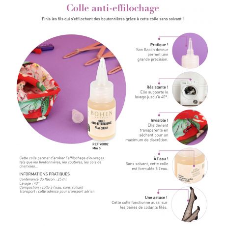 Colle Anti-effilochage