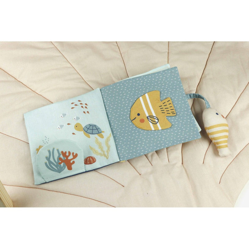 A coudre Livre d'activites en mousse poisson tortue et coquillages