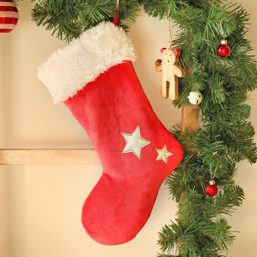 Botte de noel tissu doux Kullaloo