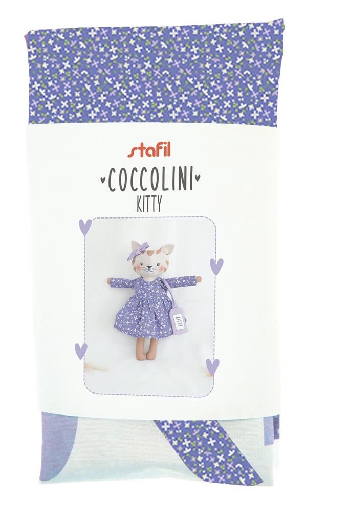Tissu doudou à coudre – Kitty Robe