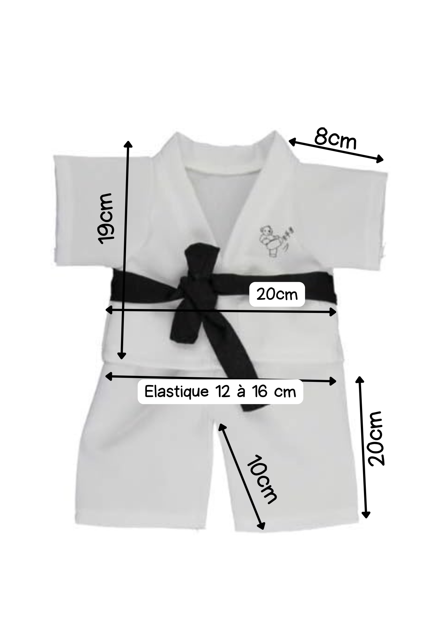La tenue "Karate Doudou" – pour les peluches qui ont la force tranquille