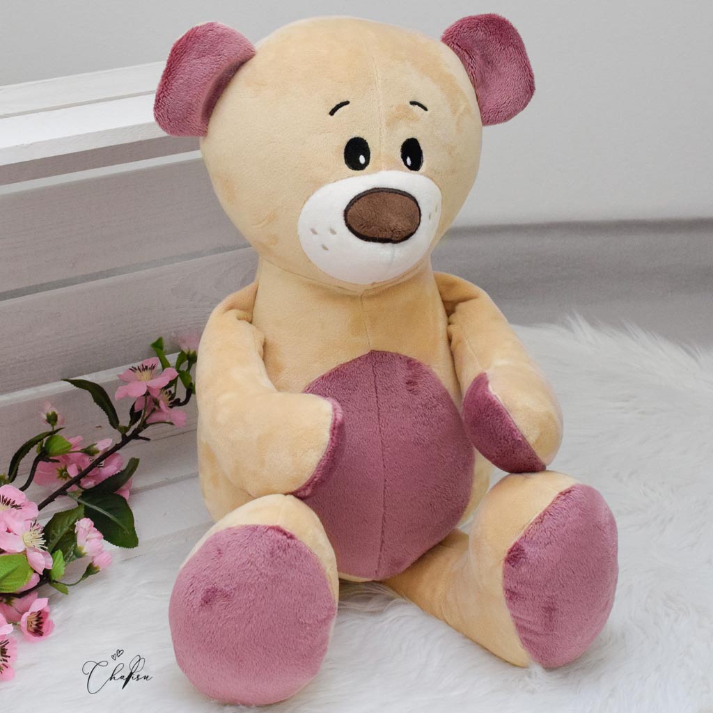 Nounours ours exemple minky tissu