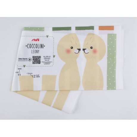 Panneau coton peluche Lion à découper
