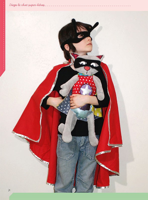 Apprendre à coudre un chat en peluche super hero