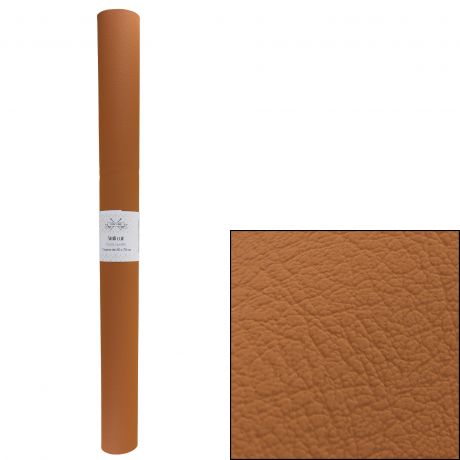Rouleau simili cuir marron
