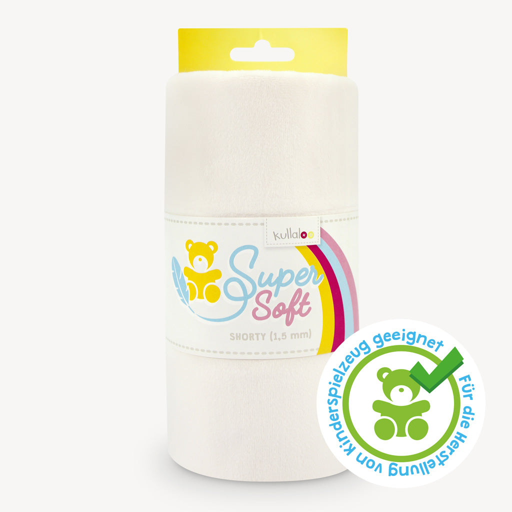 Rouleau tissu blanc extra doux calin blanc