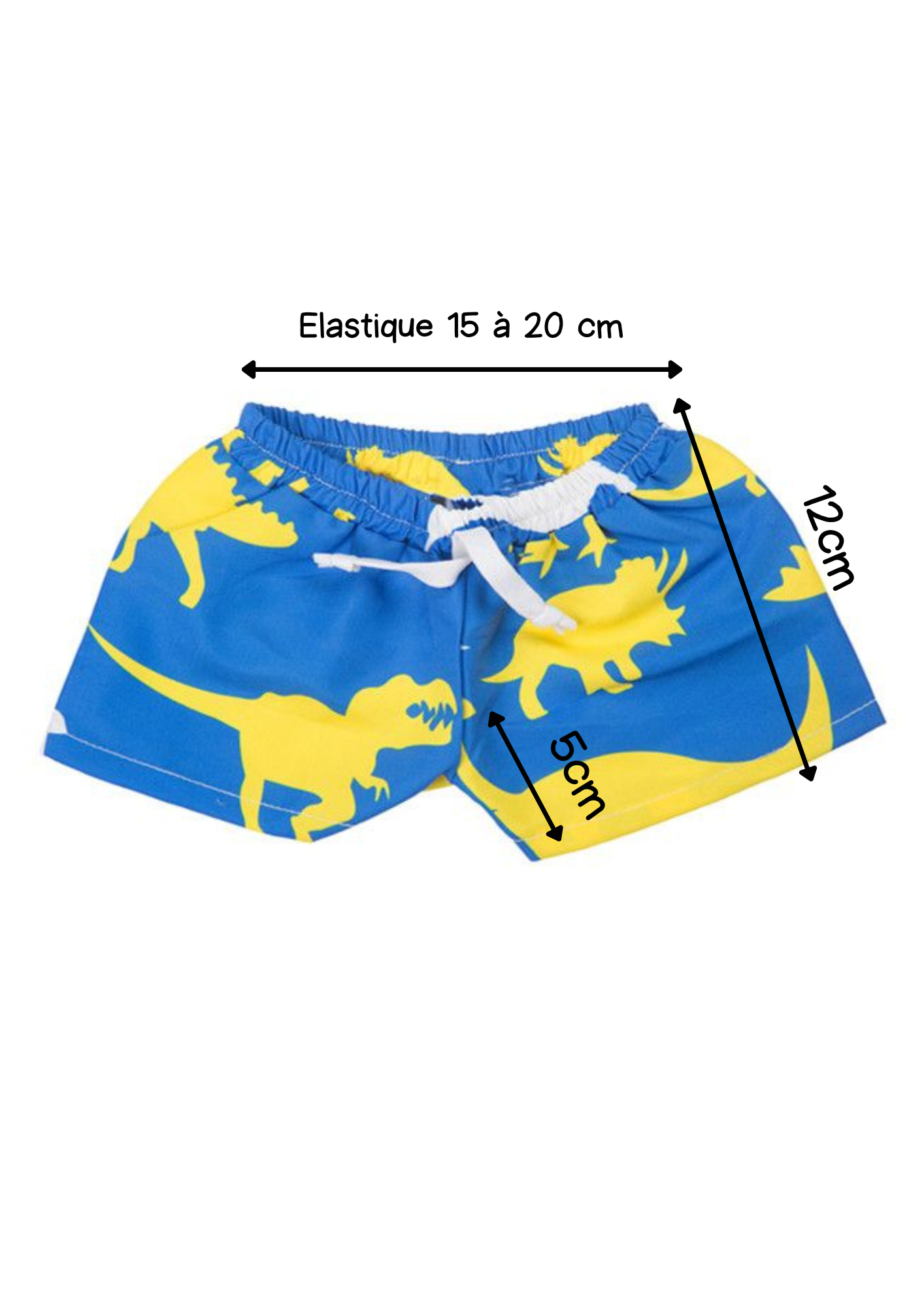 Short de bain "Jurassic-Plage" – pour les doudous prêts à plonger dans l’été