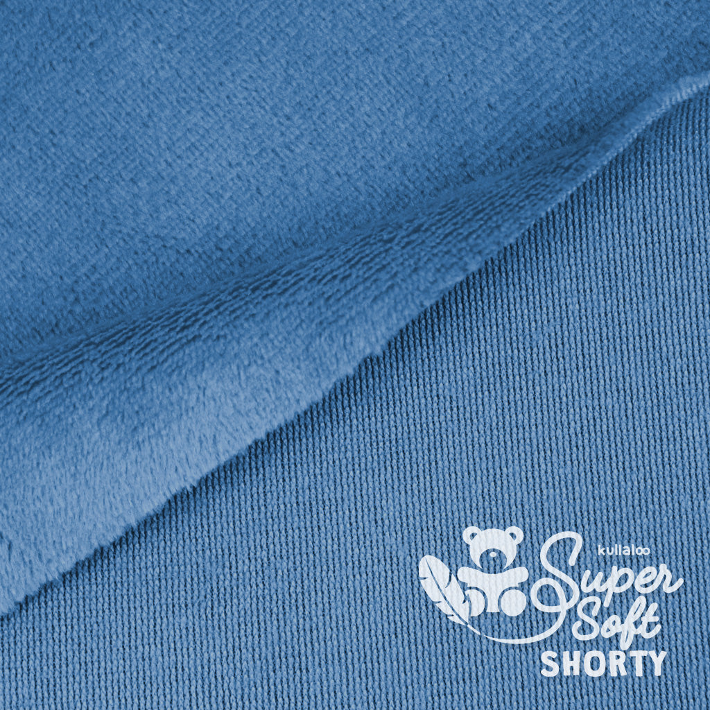 Tissu Minky pour Doudous et Peluches - Kullaloo - BLEU