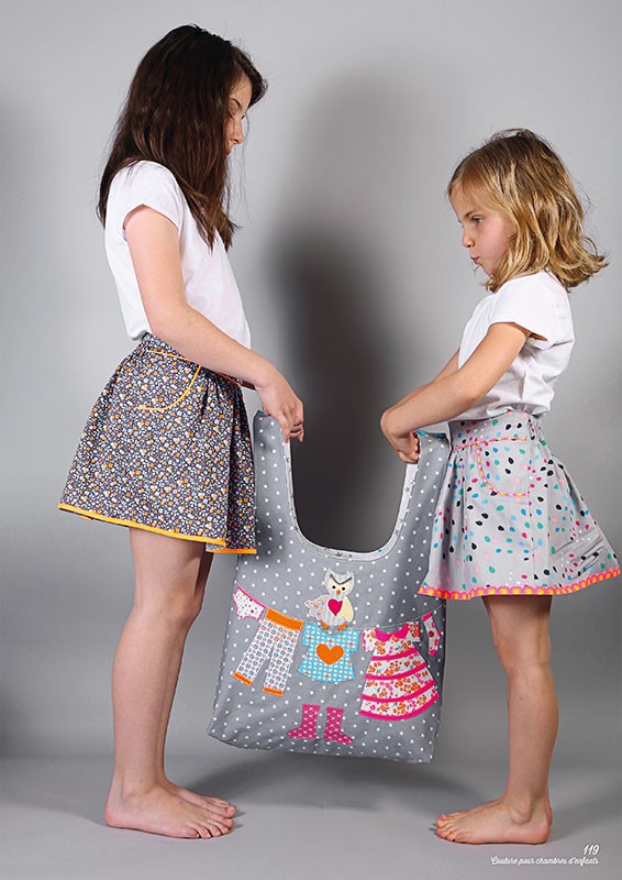 sac de rangement couture pour enfant