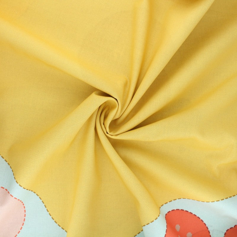 tissu-coton-panneau-poppy