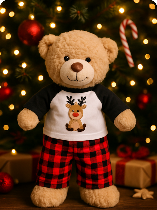 Pyjama petit renne de Noël pour Doudou