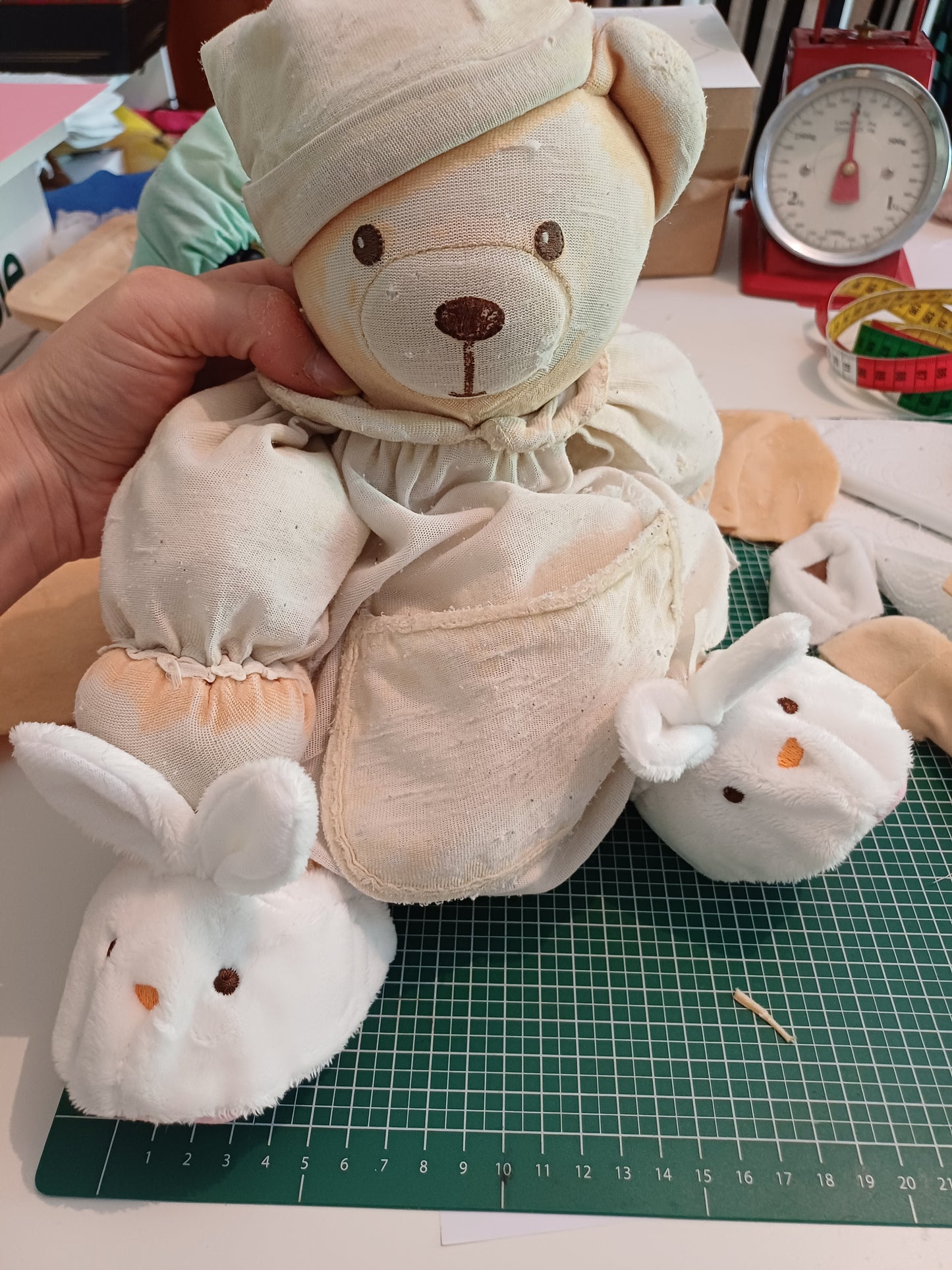 Chaussons "Lapinou" – pour doudous qui aiment avoir les pattes bien au chaud