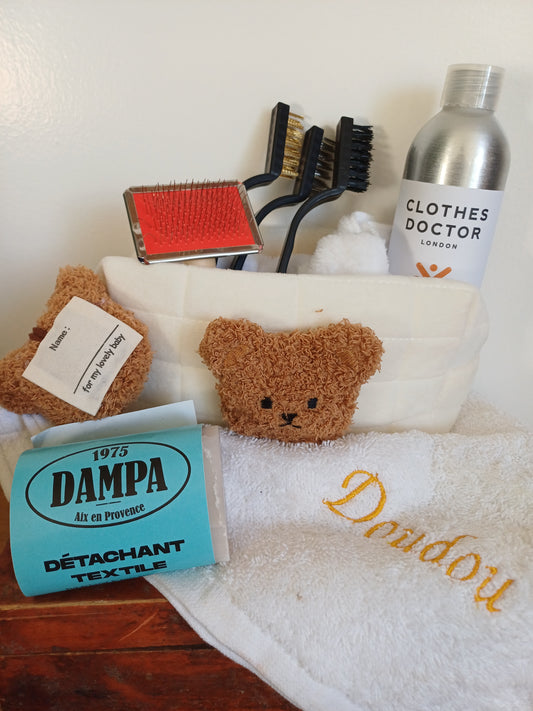 KIT Bain & Beauté– La trousse de premiers soins pour Doudou