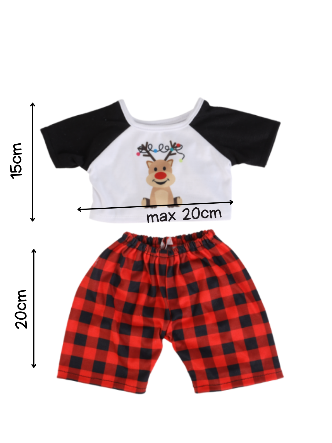 Pyjama petit renne de Noël pour Doudou