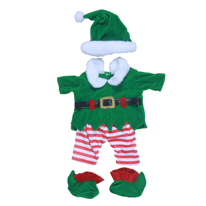 Tenue Lutin de Noël avec Chapeau &amp; Chaussures