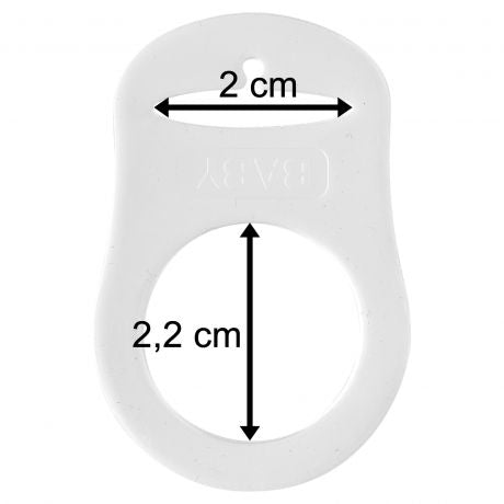 Support tétine en silicone transparent