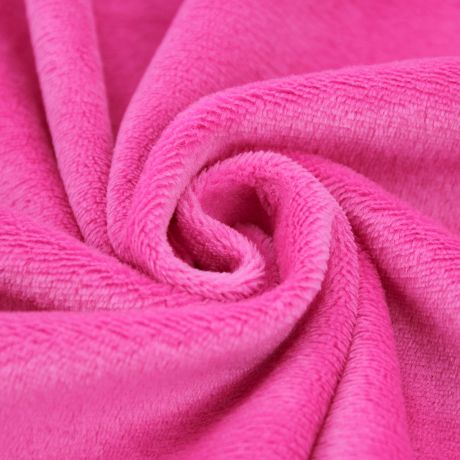 Tissu Minky pour Doudous et Peluches - Kullaloo - Fushia