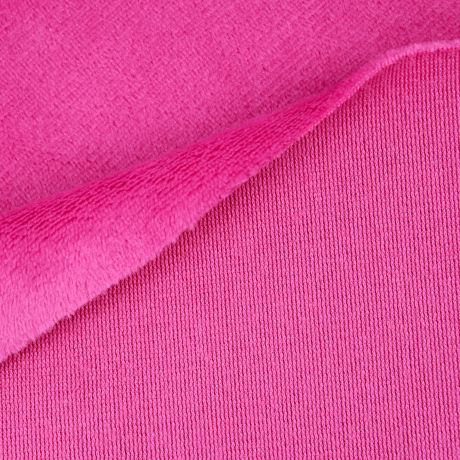 Tissu Minky pour Doudous et Peluches - Kullaloo - Fushia
