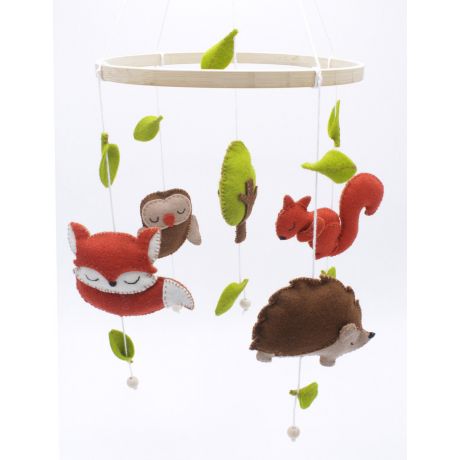 Kit feutrine mobile animaux forêt