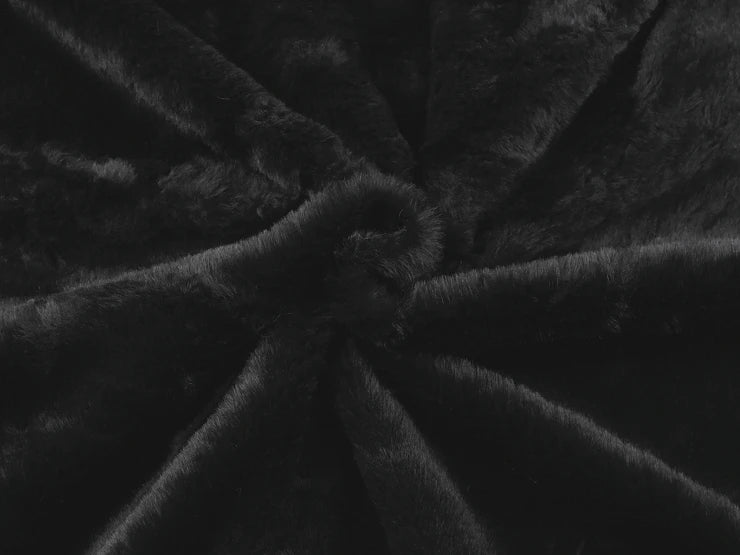 Fourrure long poils Noire