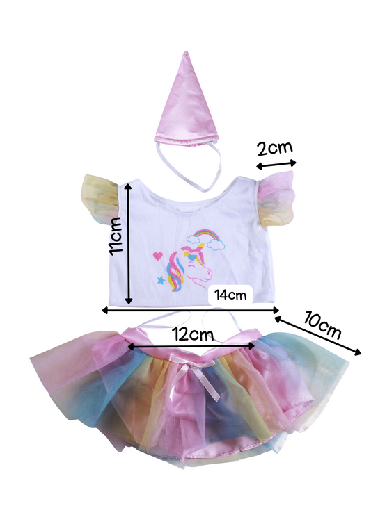 La tenue "Licorne Arc-en-Ciel" – pour les doudous qui assument leur magie