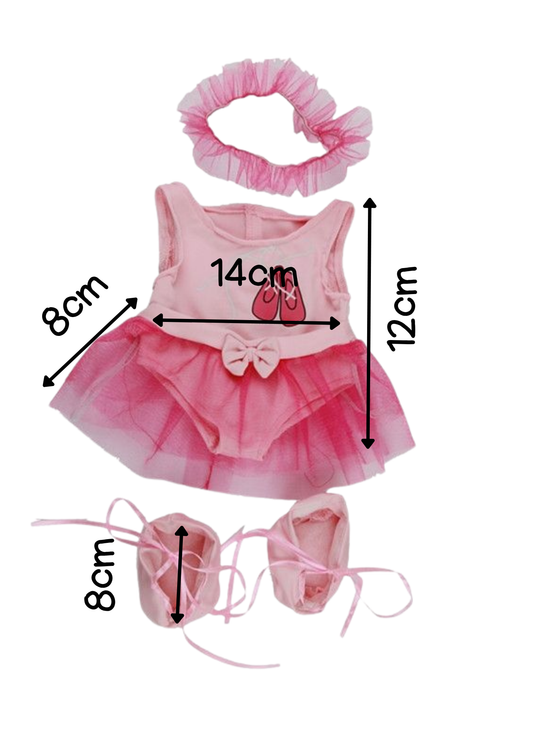 La tenue "Petite Ballerine" – pour les doudous qui dansent avec le cœur