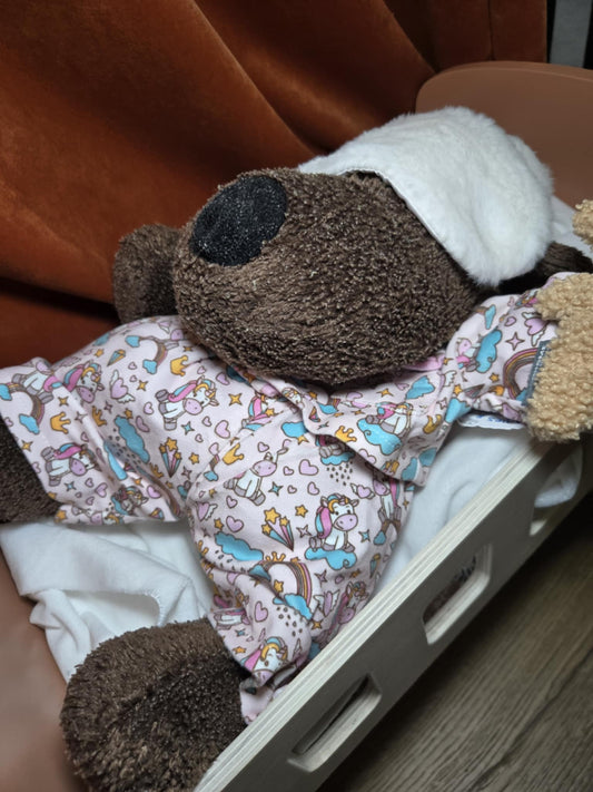 Le Pyjama "Arc-en-Doudou" – pour les Doudous en quête de câlins colorés