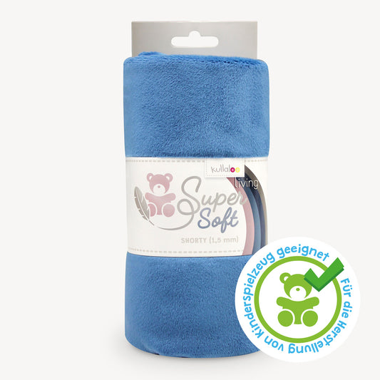 tissu kullaloo bleu super soft