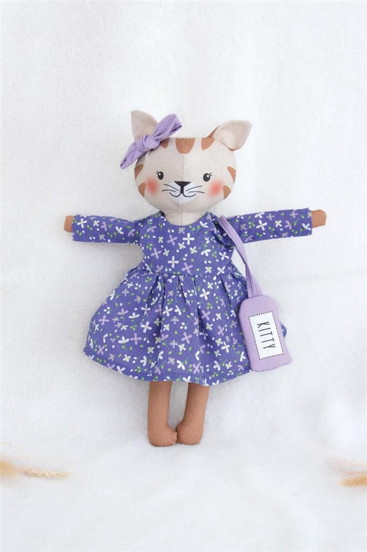 Tissu doudou à coudre – Kitty Robe