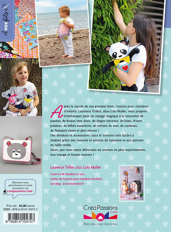 Livre couture sac doudou Lolo Mafée