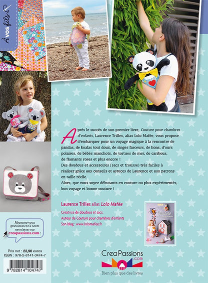 Livre couture sac doudou Lolo Mafée