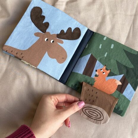 livre en mousse animaux des bois - Kit couture