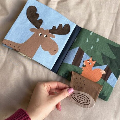 livre en mousse animaux des bois - Kit couture
