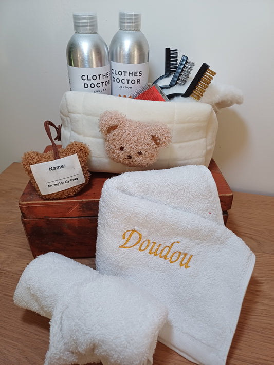 KIT Bain & Beauté– La trousse de premiers soins pour Doudou