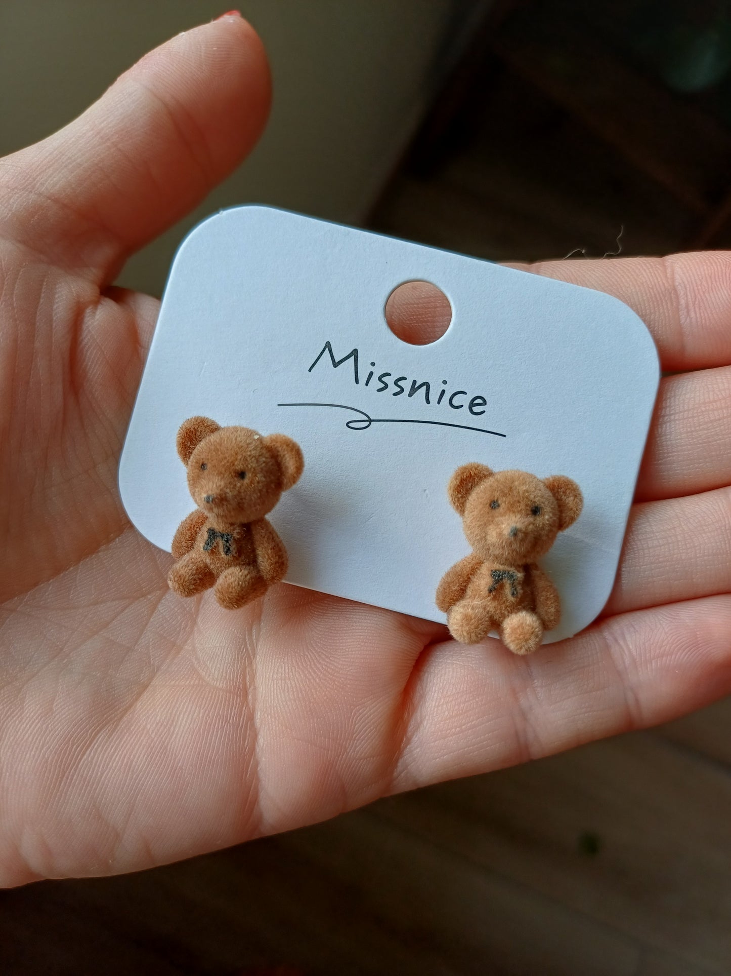 Boucles d’oreilles Nounours – 4 modèles