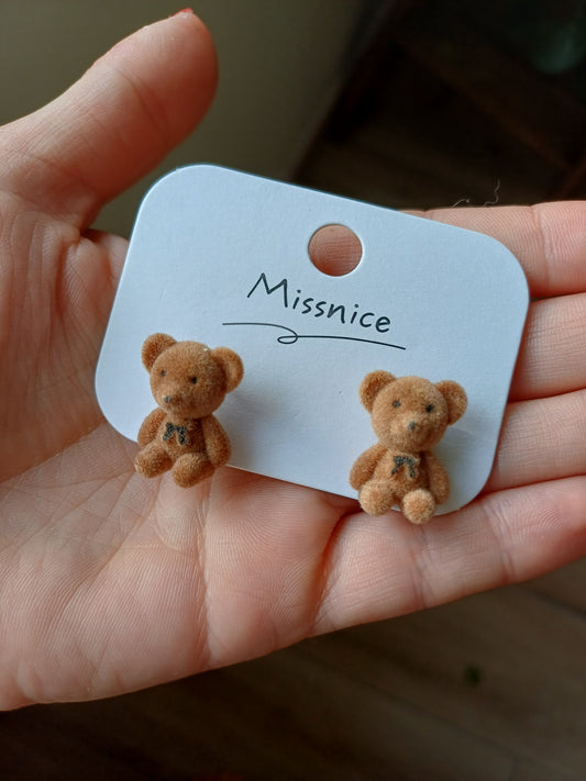 Boucles d’oreilles Nounours – 4 modèles