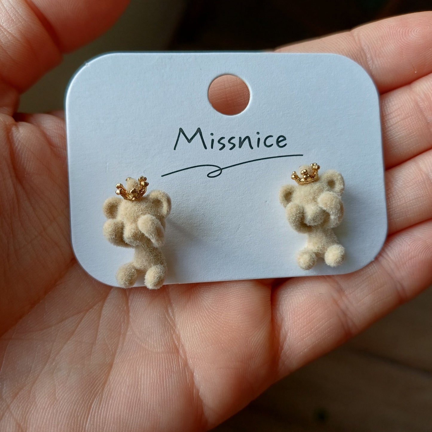 Boucles d’oreilles Nounours – 4 modèles